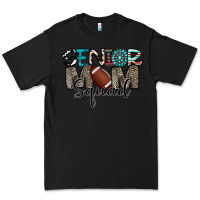 Black senior mom squad football design Premium Tee - CowhideDigitalArt