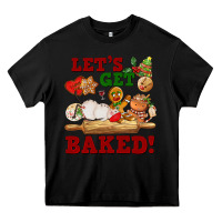 Black let's get baked Heavy Core Tee - FaDigitalArtStudio