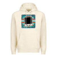 Tofu gemstone turquoise serape custom photo frame coaster Premium Hoodie - BarkalooDesign