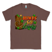 Chestnut Howdy go lucky st. patricks day Classic Tee - FaDigitalArtStudio