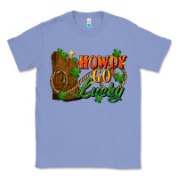 Colony Blue Howdy go lucky st. patricks day Classic Tee - FaDigitalArtStudio