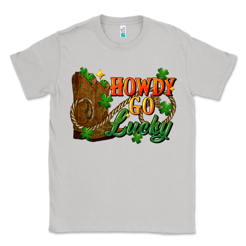 Howdy Go Lucky St. Patricks Day Classic Tee by FaDigitalArtStudio | Teevron