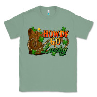 Sage Howdy go lucky st. patricks day Classic Tee - FaDigitalArtStudio