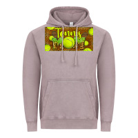 Vintage Zinc tennis mom license plate Vintage Hoodie - BarkalooDesign