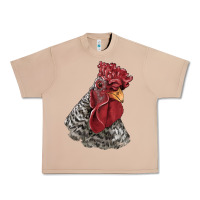 Burro dominique rooster head Urban Heavy Tee - LillyAllenDesigns