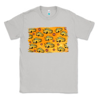 Moon Dust School Bus Pattern Classic Tee - Jasminsmagicworld