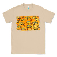 Mushroom School Bus Pattern Classic Tee - Jasminsmagicworld