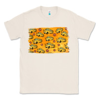 Natural School Bus Pattern Classic Tee - Jasminsmagicworld