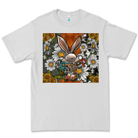 Dove Grey bunny Easter Premium Tee - CowhideDigitalArt