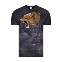 Cloud Black Puma Head Vintage Tee - LillyAllenDesigns