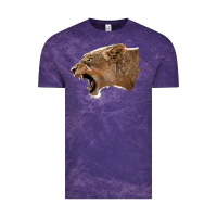 Cloud Purple Puma Head Vintage Tee - LillyAllenDesigns