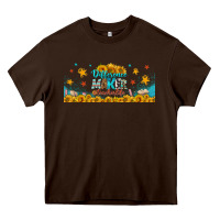 Chocolate Brown difference maker teacher life libbey glass Heavy Core Tee - BundleAndBundleShop