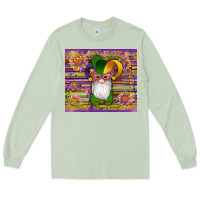 Matcha mardi gras gnomes mask serape sunflowers Long Sleeve Tee - Artiststas
