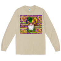 Mushroom mardi gras gnomes mask serape sunflowers Long Sleeve Tee - Artiststas
