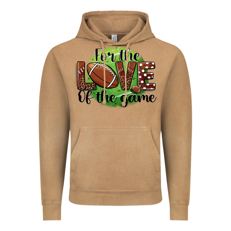 For The Love Of The Game Football Vintage Hoodie by BarkalooDesign | Teevron