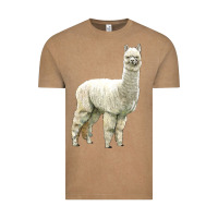 Vintage Coffee Alpaca Vintage Tee - LillyAllenDesigns