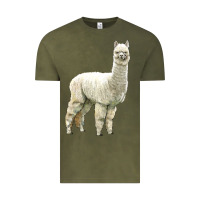 Vintage Olive Alpaca Vintage Tee - LillyAllenDesigns