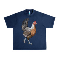 Navy American Game Chicken Urban Heavy Tee - LillyAllenDesigns