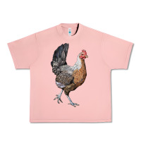 Salmon American Game Chicken Urban Heavy Tee - LillyAllenDesigns