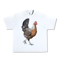 White American Game Chicken Urban Heavy Tee - LillyAllenDesigns