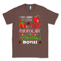 Chestnut i just want to drink hot chocolate watch christmas movies premium Classic Tee - baoMotion