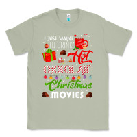 Matcha i just want to drink hot chocolate watch christmas movies premium Classic Tee - baoMotion