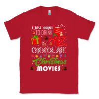 I Just Want To Drink Hot Chocolate Watch Christmas Movies Premium Classic Tee | Teevron