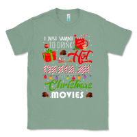 Sage i just want to drink hot chocolate watch christmas movies premium Classic Tee - baoMotion