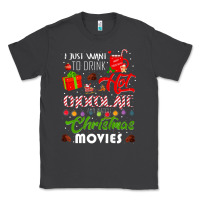 Smoke i just want to drink hot chocolate watch christmas movies premium Classic Tee - baoMotion