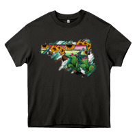 Asphalt Maryland Map Sunflower Cactus Serape Heavy Core Tee - RanaPortraitStore