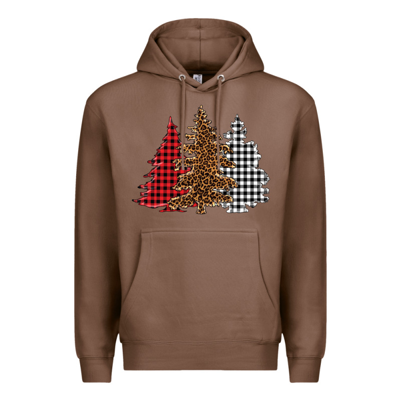 Christmas Trees Premium Hoodie by BarkalooDesign | Teevron