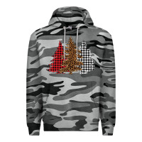 Slate Camo christmas trees Premium Hoodie - BarkalooDesign