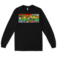 Black Western St. Patrick's Day Shamrock Rainbow Long Sleeve Tee - Artiststas
