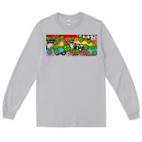 Moon Dust Western St. Patrick's Day Shamrock Rainbow Long Sleeve Tee - Artiststas