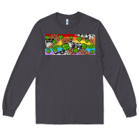 Smoke Western St. Patrick's Day Shamrock Rainbow Long Sleeve Tee - Artiststas