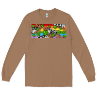 Toasted Coconut Western St. Patrick's Day Shamrock Rainbow Long Sleeve Tee - Artiststas