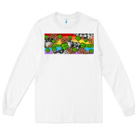 White Western St. Patrick's Day Shamrock Rainbow Long Sleeve Tee - Artiststas