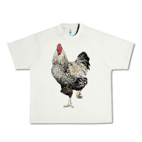Pistachio wyandotte rooster Urban Heavy Tee - LillyAllenDesigns