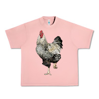Salmon wyandotte rooster Urban Heavy Tee - LillyAllenDesigns