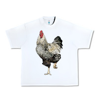 White wyandotte rooster Urban Heavy Tee - LillyAllenDesigns