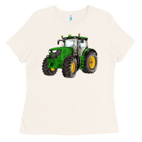 Bone western farm tractor Ladies Tee - Artiststas
