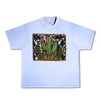 Grape Ice aztec cowhide cacti Urban Heavy Tee - RanaPortraitStore