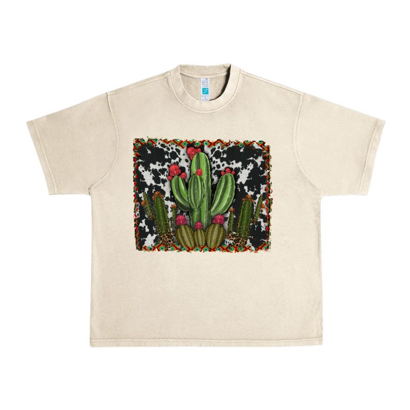 Aztec Cowhide Cacti Urban Heavy Tee by RanaPortraitStore | Teevron