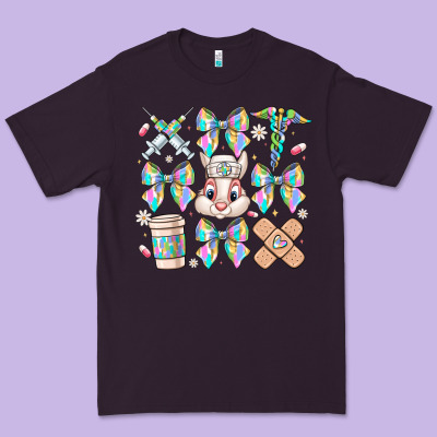 Easter Bow Premium Tee Designed By Cowhidedigitalart