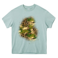 Arona camouflage and leopard patch  1 Heavy Core Tee - BundleAndBundleShop
