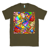 Army Green lgbtq pride coffee cups with leopard seamless pattern bbs Classic Tee - BundleAndBundleShop