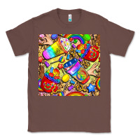 Chestnut lgbtq pride coffee cups with leopard seamless pattern bbs Classic Tee - BundleAndBundleShop