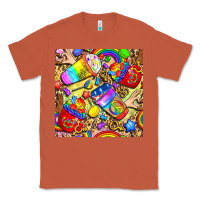 Copper lgbtq pride coffee cups with leopard seamless pattern bbs Classic Tee - BundleAndBundleShop