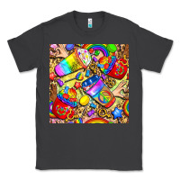 Smoke lgbtq pride coffee cups with leopard seamless pattern bbs Classic Tee - BundleAndBundleShop