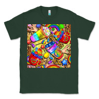 Sports Green lgbtq pride coffee cups with leopard seamless pattern bbs Classic Tee - BundleAndBundleShop
